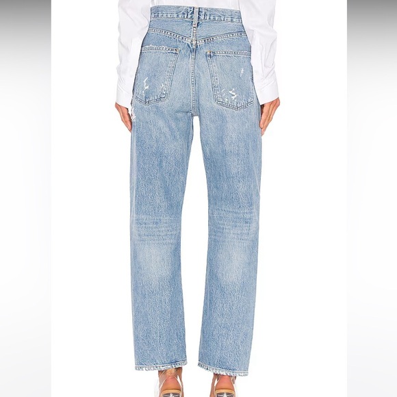 AGOLDE 90's Mid Rise Loose Fit Jeans in Fall Out Wash - Picture 2 of 12